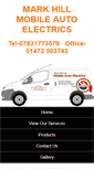 Mobile Screenshot of markhillmobileautoelectrics.co.uk